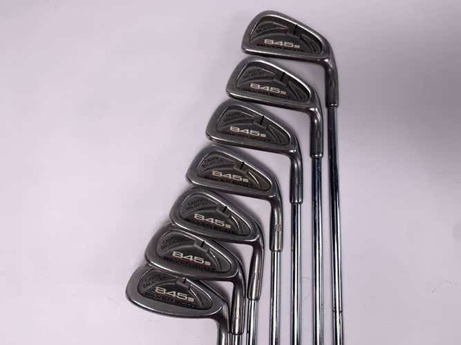 Tommy Armour 845 S Silver Scot Iron Set 3-PW Tour Step Stiff Steel RH- No 5 Iron