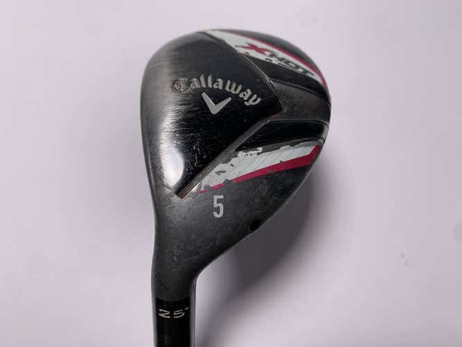Callaway X Hot 2013 5 Hybrid 25* 50g Ladies Graphite Womens LH