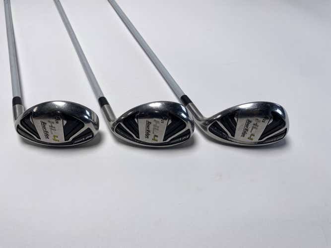 Tour Edge Hot Launch 4 Hybrid Set 4 5 6 22* 25* 28* Tour Edge HL4 45g Ladies RH