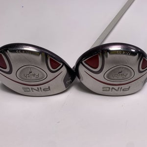 Ping Faith 3 & 5 Fairway Wood Set 18* 22* ULT200 Ladies Graphite Womens LH