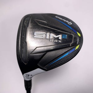 TaylorMade SIM2 MAX 3 Fairway Wood 16.5* Fujikura Ventus Blue 5R Regular LH