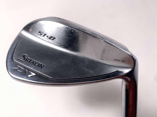 Srixon ZX7 MK II Gap Wedge GW 51* 8 AeroTech SteelFiber fc 80 F3 Regular RH