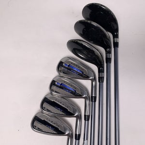Cobra MAX Iron Set 4HY-6HY+7 Iron-PW White Tie X4 Regular Graphite Mens RH