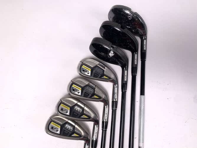 Adams Idea Tech V3 Iron Set 4 Hy-6 Hy+7 iron-PW+GW Idea V3 Regular Graphite RH