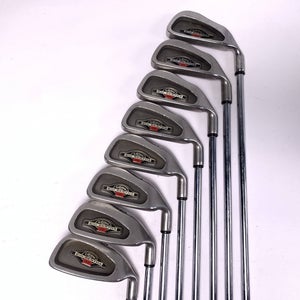 Callaway Big Bertha 1996 Iron Set 1-PW TT Memphis "10" Regular RH-No 6 & 8 Irons