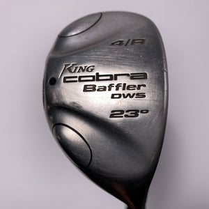 Cobra Baffler DWS 2008 4 Hybrid 23* Aldila NV Green 65g Stiff Graphite Mens RH