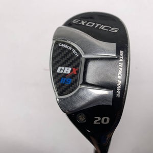 Tour Edge Exotics CBX Hybrid 20* Project X EvenFlow 6.0 85g Stiff Mens RH