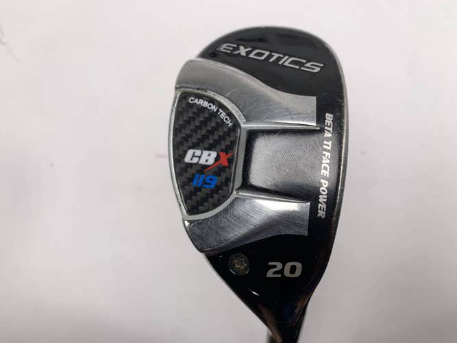 Tour Edge Exotics CBX Hybrid 20* Project X EvenFlow 6.0 85g Stiff Mens RH