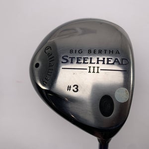 Callaway Steelhead III 3 Fairway Wood 15* System III Ladies Graphite Womens RH
