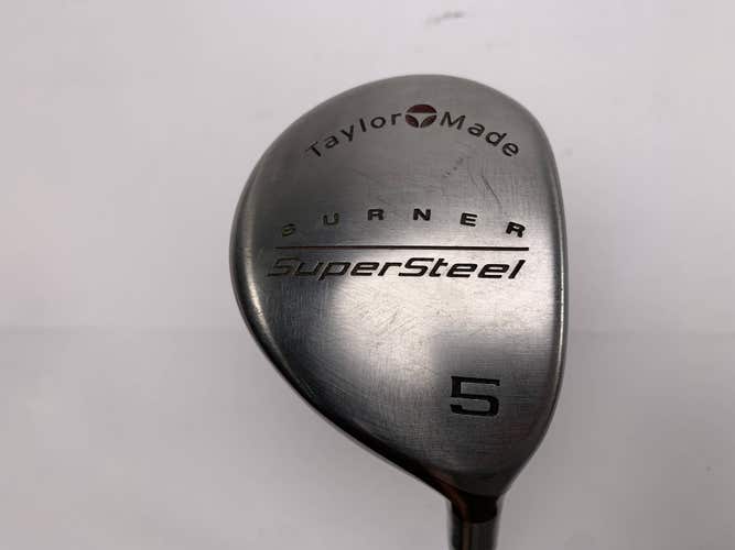 TaylorMade Supersteel 5 Fairway Wood 18* Bubble Regular Graphite Mens RH