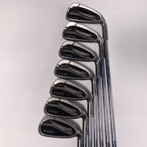 Ping G25 Iron Set 4-PW Green Dot 2* Up CFS Stiff Steel Mens RH