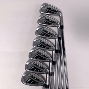 Ping i20 Iron Set 4-PW Orange Dot 2* Flat DG Tour Issue S400 Stiff RH