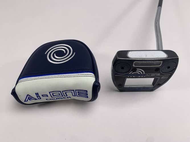 Odyssey Ai-ONE Jailbird Mini DB Putter 35" SuperStroke Flatso 2.0 Mens RH HC