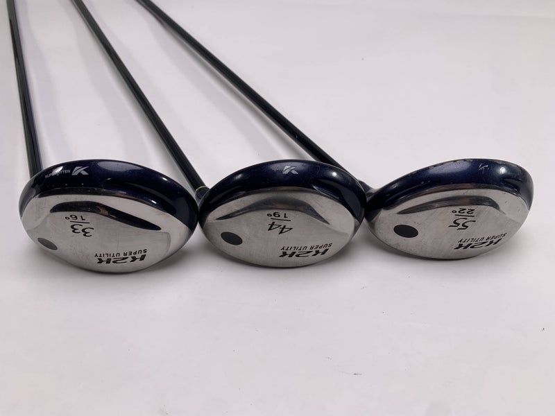 K2K Super Utility Hybrid Set 16* 19* 22* Super Utility Regular Graphite Mens RH