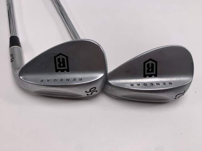 Renegar Rx14 Chrome Wedge Set 52* | 56* KBS Wedge Steel Mens RH