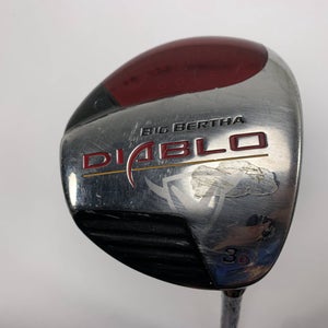 Callaway Big Bertha Diablo 3 Fairway Wood 15* 55g Senior Graphite Mens RH
