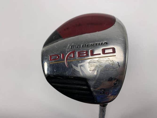 Callaway Big Bertha Diablo 3 Fairway Wood 15* 55g Senior Graphite Mens RH
