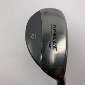 TaylorMade Rescue Mid 3 Hybrid 19* MAS2 HT 50g Regular Graphite Mens RH