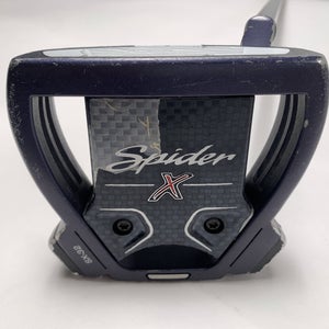 TaylorMade Spider X Navy Putter 34" SuperStroke Pistol GTR 1.0 Mens RH