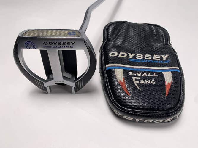 Odyssey Works Tank Cruiser 2-Ball Fang Putter 35" Mens RH HC