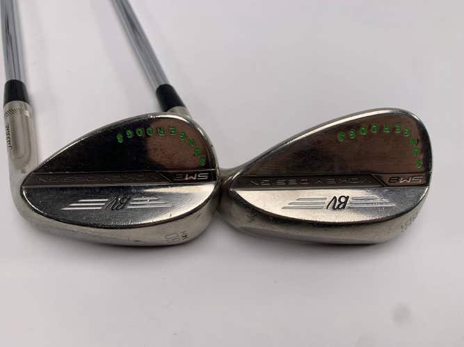Titleist Vokey SM8 Brushed Steel Wedge Set 56* 14 60* 14 DG R300 Regular Mens RH