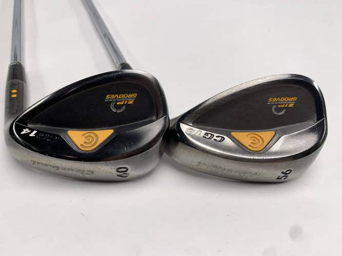 Cleveland CG14 Gunmetal Wedge Set 56* 14 | 60* 12 Traction Wedge Steel Mens RH