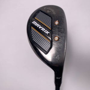 Callaway Mavrik 4 Hybrid 20* Project X Catalyst 5.5 65g Regular Graphite Mens RH