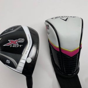 Callaway X2 Hot Womens 5 Fairway Wood 18* Ladies Graphite Womens RH HC