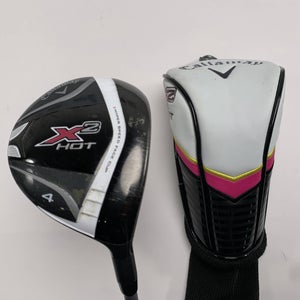 Callaway X2 Hot Womens 4 Fairway Wood 17* Ladies Graphite Womens RH HC