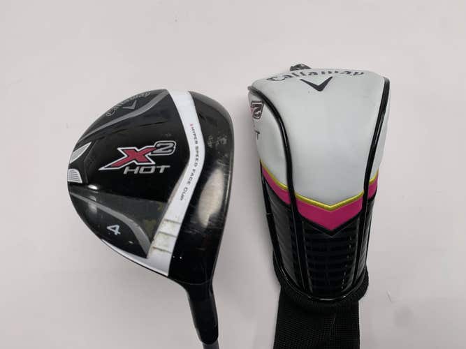 Callaway X2 Hot Womens 4 Fairway Wood 17* Ladies Graphite Womens RH HC