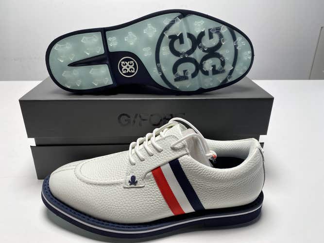 G/Fore Gallivanter Split Toe Grossgrain Leather Golf Shoe SZ 8.5 (GMF000100)