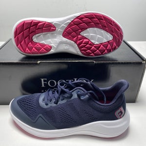 Footjoy Flex Golf Shoes Navy Women's SZ 5.5 (95765)