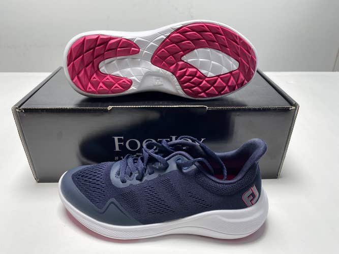 Footjoy Flex Golf Shoes Navy Women's SZ 5.5 (95765)
