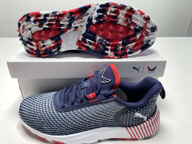 Puma Volition Freedom Crush Sport Golf Shoes USA Blue Men's SZ 9 (309784 01)