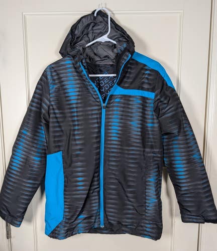 Spyder Recon 321 Ski Jacket Boys Size: XXL (20) Hooded Snowboard Electric Blue