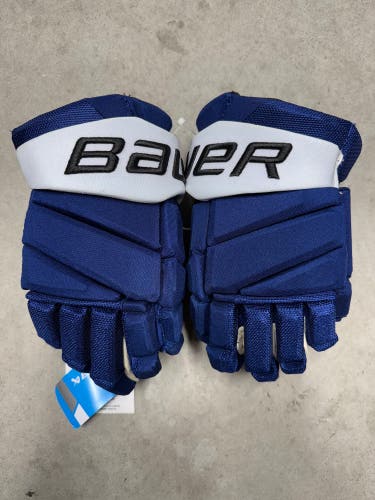 14” Bauer Vapor Hyperlite Tampa Bay Lightning Gloves Pro Stock (New) NHL