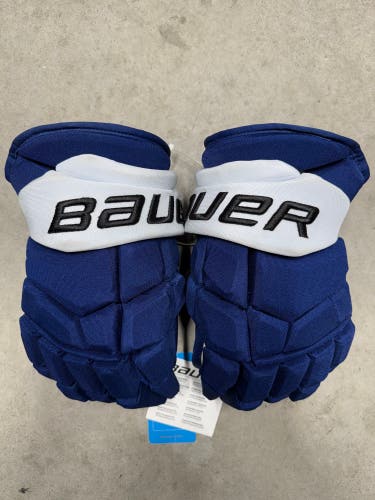 13” Bauer Supreme Ultrasonic Tampa Bay Lightning Gloves Pro Stock (New)