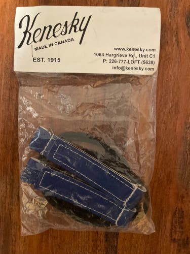 Blue Kenesky Bungie Skate Toe Ties (New)
