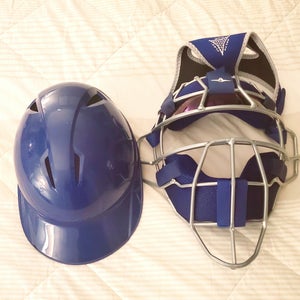 All Star System 7 Catcher's Mask and Skull Cap
