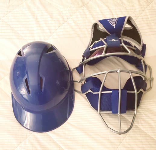 All Star System 7 Catcher's Mask and Skull Cap