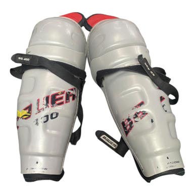 Used Bauer Senior Shin Guards Grey 14" 11375-S000370852