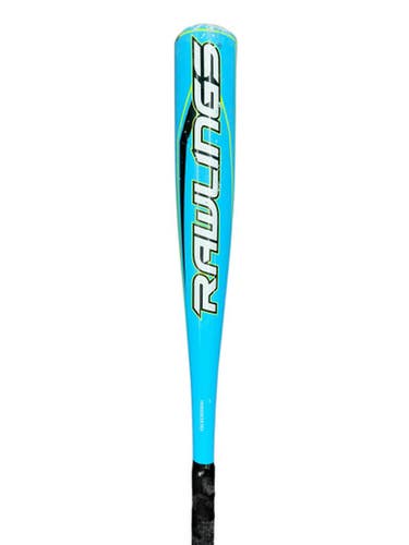 Used Rawlings RAPTOR BB/SB T-Ball Bat Teal 24" 11835-S000202012