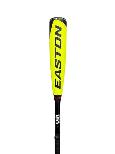 Used Easton YBB23ADV11 BB/SB USA 2 5/8 Bat Black And Yellow 28" 11835-S000202138