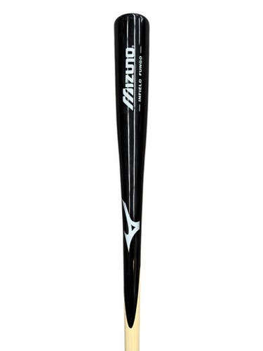 Used Mizuno CLASSIC INFIELD FUNGO BB/SB Fungo Bat Black And Natural 35" 11835-S000202200