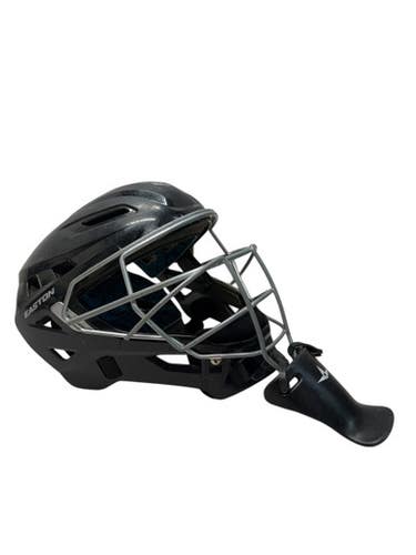 Used Easton BLK GAMETIME HELMET Catchers Helmet w/Mask Black SM 11835-S000202242