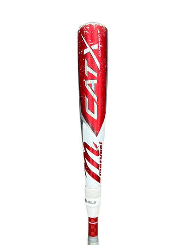 Used Marucci CATX CONNECT BB/SB USSSA 2 3/4 Bat Red And White 28" 11835-S000202254