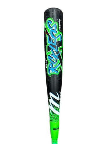 Used Marucci CAT X RECKLESS HYBRID BB/SB USSSA 2 3/4 Bat Black And Neon Green 31" 11835-S000202263