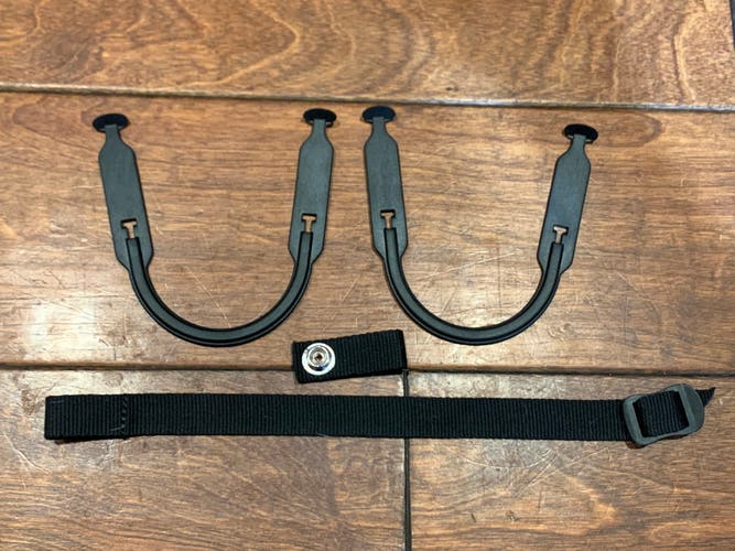 New Bauer 4500 Black Ear Loops & Chin Strap OEM *Read Full Description*