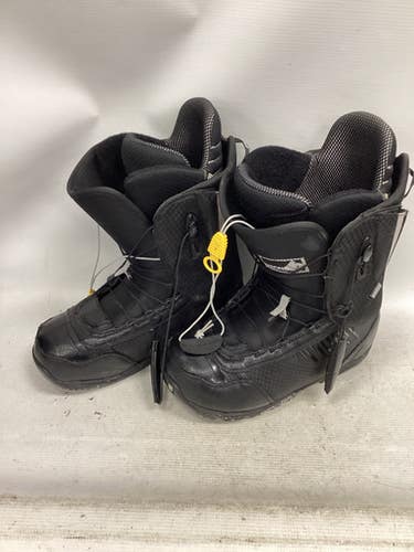 Used Burton OZONE Mens Snowboard Boots Black Senior 8 11851-S000041502