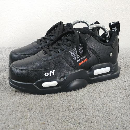 Xidiso Mens 39 EU Running Shoes Low Top Trainers Black Sneakers 6.5-7 US